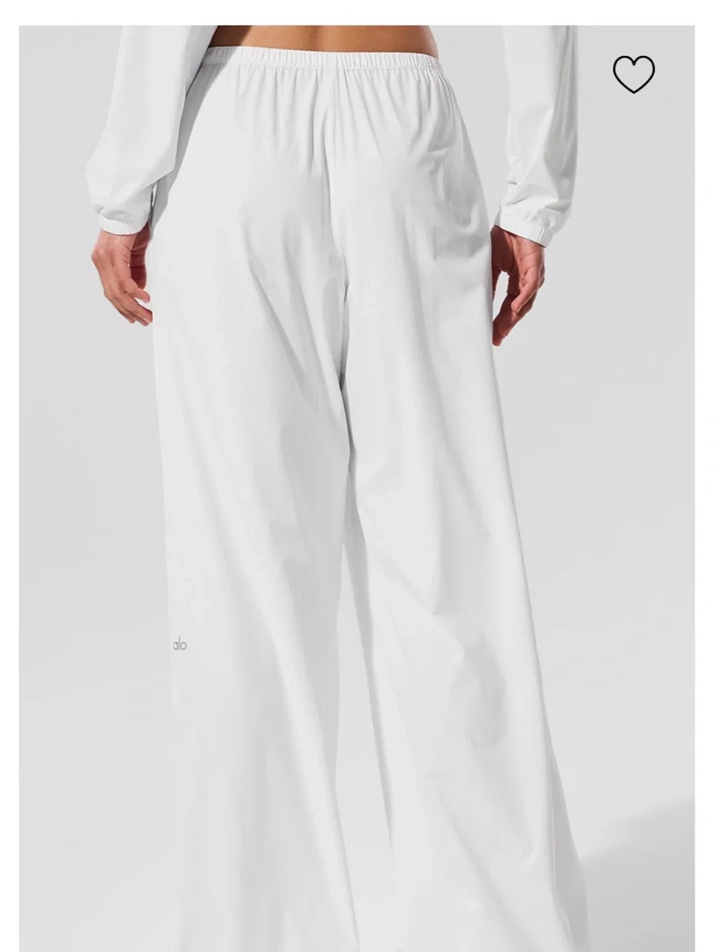 White Breezy Wide Leg in white